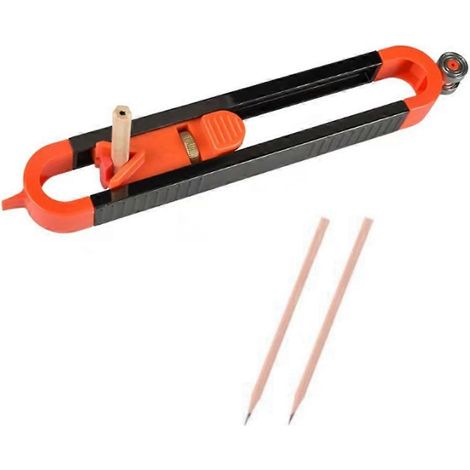 Gabarit de contour irrégulier, règle de traçage, gabarit de contour avec verrouillage, gabarit de mesure réglable pour le travail du bois, duplicateur (1/4)