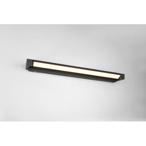 Applique miroir SDB noir mat 80cm LED 15W CCT tactile (1/3)