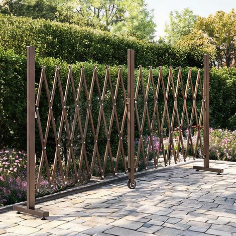 Clôture de jardin en aluminium Eisen 405 x 31 x 103 cm (1/5)