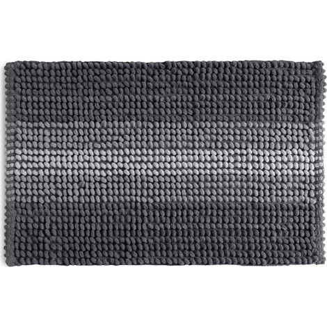 Tappeto Bagno Bubble Antiscivolo Grigio 50x80 cm - Morbido e Lavabile (1/4)