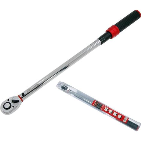 Neilsen Torque Wrench 60 - 330Nm 1/2" Square Drive Reversible Ratchet Spanner (1/2)