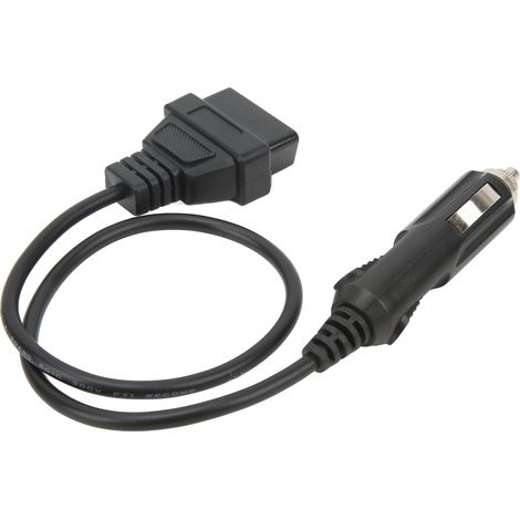 Adaptateur de diagnostic OBD2 mâle vers allume-cigare avec alimentation de secours et sauvegarde de mémoire (1/5)