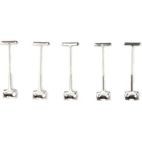 100Pcs T‑Pins Remplacement de Tuile Aiguilles en Acier, Aiguilles de Rechange en Acier pour Tuile Planchers Murs Builing avec Haute Résistance à la Compression (1/5)