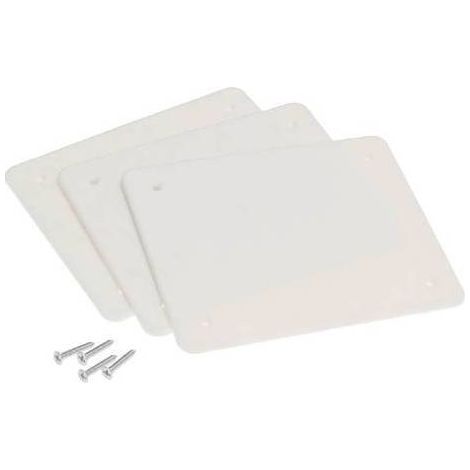 10 x COPERCHIO P/CASSETTA INCASSO 120X100 MM