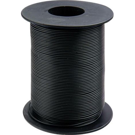 Donau Elektronik 119-11 Litze 1 x 0.14 mm² Schwarz 100 m (1/3)