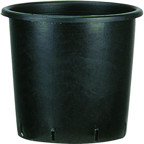 Vivaio Garden Forest – Pot de pépinière 12L – Pot en plastique noir – Dimensions 28x24H – Résistant aux intempéries et aux UV – Pour culture en terre et hydroponique