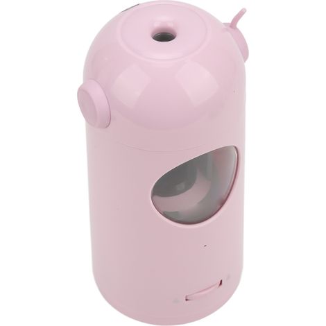 Taille-crayon électrique, entièrement automatique, arrêt intelligent, pointe de crayon réglable, rechargeable, taille-crayon électrique astronomique, rose.