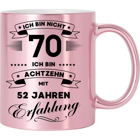 Tazza divertente, regalo per un 70° compleanno (1/2)