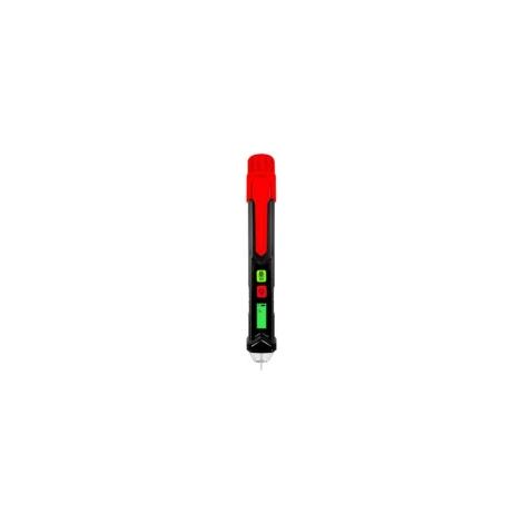 Tester di tensione senza contatto con allarme di sicurezza a LED, luce acustica, penna multifunzionale per il rilevamento di circuiti induttivi, 48-1000 V CA - Crezuo