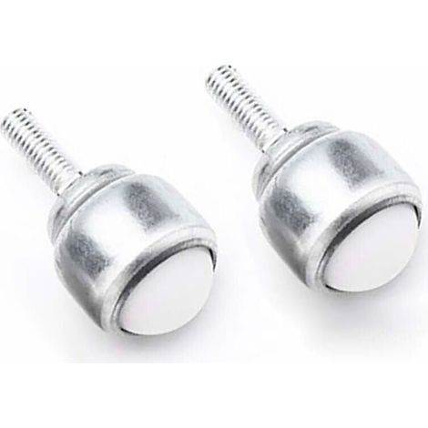 Lot de 2 rouleaux de roulement à billes en nylon pour système de transmission, système d'alimentation (CY 25D, M8 filetage mâle) (1/5)
