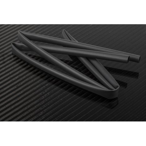 Gaine thermorétractable RS PRO, Dia. 9.5mm Noir rétreint 3:1, 1.2m ( Prix pour 1 ) (1/3)