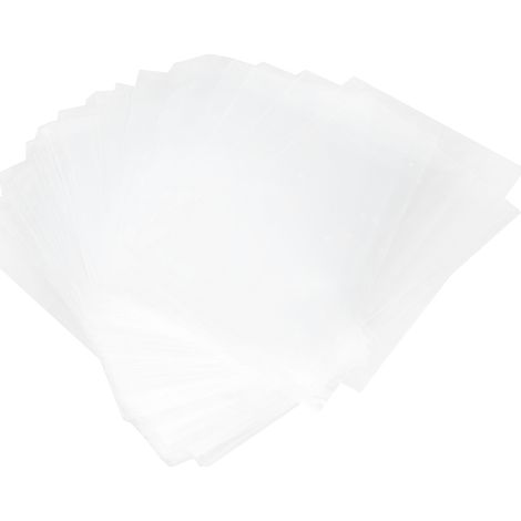 100 Sachets Transparents Rectangulaires pour Glaces, Bonbons et Chocolats – Format 10x16 cm, Idéaux pour Mariage, Maison et Extérieur (1/5)