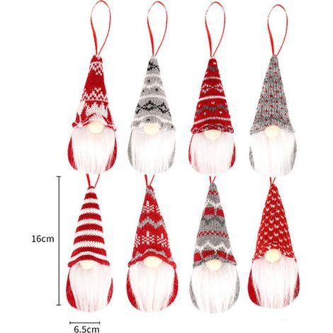 Weihnachtsdekoration – Weihnachtsbaumschmuck – Weihnachtsstimmung – Weihnachten – 8-teilig (1/5)