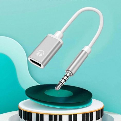 Adaptateur USB-C femelle vers prise casque 3,5 mm mâle S5J7 (1/4)