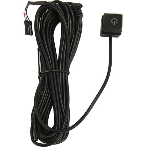 Rallonge de bouton d'alimentation pour PC, câble adaptateur de commande d'alimentation, 5 mètres / 16,4 pieds (1/5)