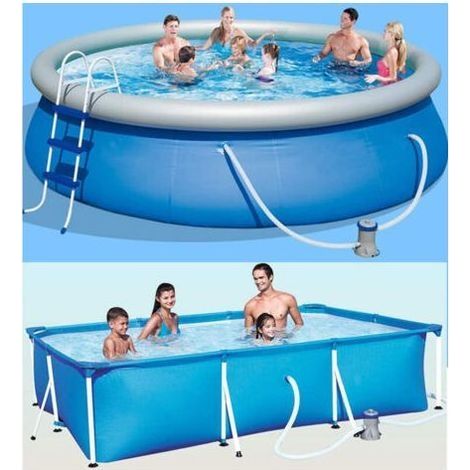 Tuyau Intex De Remplacement De Tuyau De Piscine à Source Chaude Gonflable Pour Pompe De Piscine 300/330/530/1000 Gallons (lot de 2) (1/5)