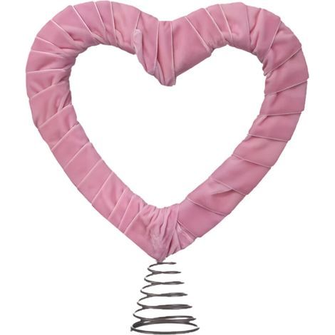 Toppers d'arbre de forme d'amour montés sur ressort uniques-E (1/2)