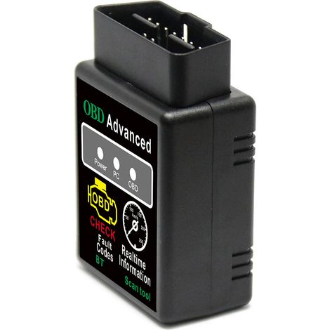 GARRYFIZH ‌Scanner Diagnostic Voiture OBDII V02H2-1‌ - Interface Bluetooth 2.0, Lecteur de Codes pour Android - Outil Compact et Portable (1/5)
