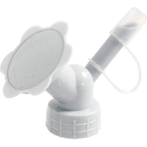Bottle Cap Sprinkler 2 in 1 Plastic Flower Watering Nozzle Bottle Watering Can Shower Head Tool (Gray) (1/5)