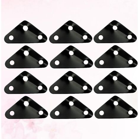 Boucles D’Attache en Alliage D’Aluminium Noir 12 Pcs, Tendeurs Réglables pour Cordes de Tente, Accessoires de Camping Résistants à la Corrosion, pour Randonnée et Plein Air (1/5)
