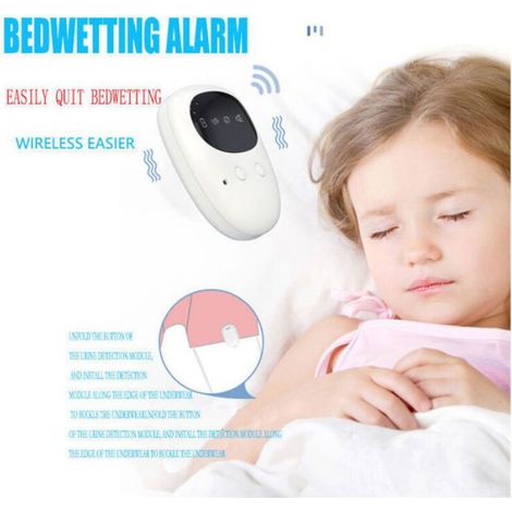 Alarme sans fil énurésie nocturne, récepteur + émetteur à clip, pour garçons enfants, aide à l'apprentissage de la propreté, zone de fonctionnement étendue (1/5)