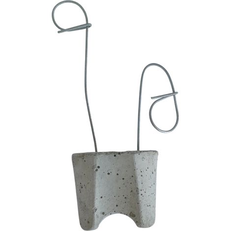 Moncoffrage – Cale béton horizontale 30 mm – Sac de 390 pièces – Fixation simplifiée avec fils – Résistante pour tous Ø d'acier