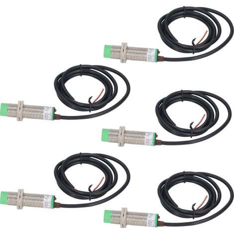 Capteur de proximité M181 LJ18A3-8-J/EZ, interrupteur inductif 2 fils normalement ouvert, 90-250VAC, pack de 5 pièces, détecteur de proximité industriel (1/5)