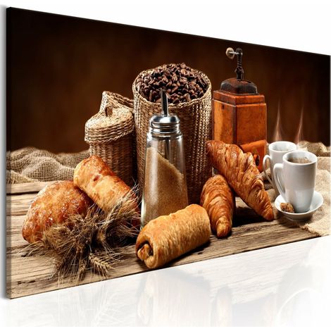 Tableau petit déjeuner de rêve - 120 x 40 cm (1/4)