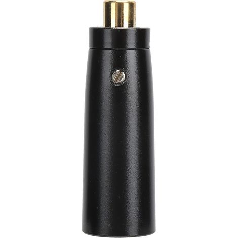 Adaptateur Audio Femelle RCA vers Mâle XLR Plaqué Or pour Microphone et Table de Mixage Noir (1/5)