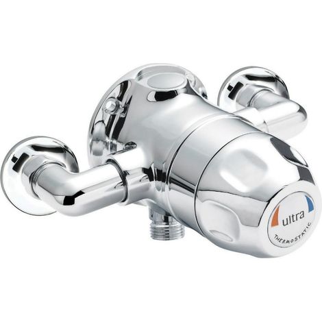 Nuie Chrome Exposed Sequential Thermostatic Shower Valve - VSQ1 (1/3)