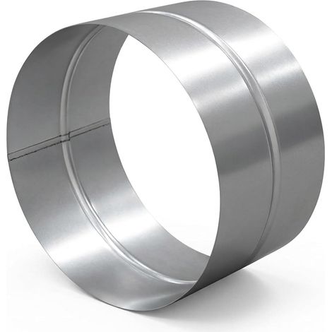 1 Manchon Pièces Moulées Ø 200 mm, Acier Galvanisé, Raccordement Ventilation, Pour Coudes Et Dérivations, Systèmes Résidentiels Et Industriels