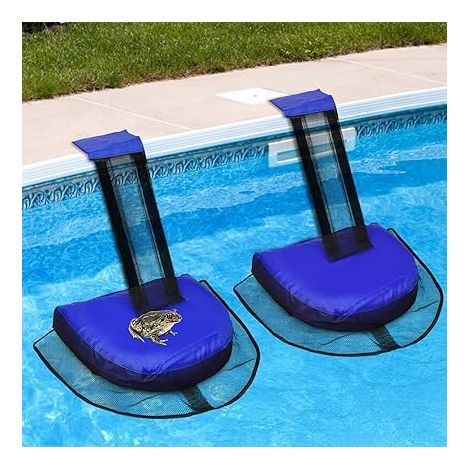 Animal Evacuation Ramps, 45 cm x 34 cm Floating Animal Rescue Ladder for Swimming Pool, Inflatable Frog Rescue Ladder for All Small Animals Entering Swimming Pool (1/5)