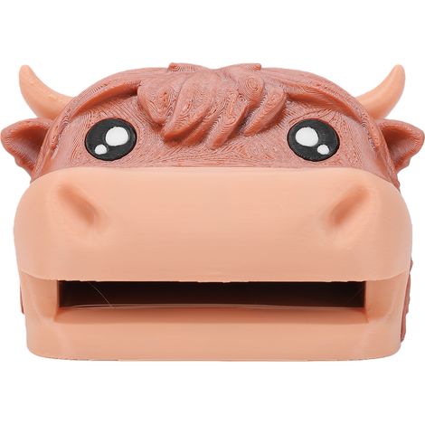 Porte-notes autocollants vache highland impression 3D support mignon décoratif de bureau ornement PLA (1/5)