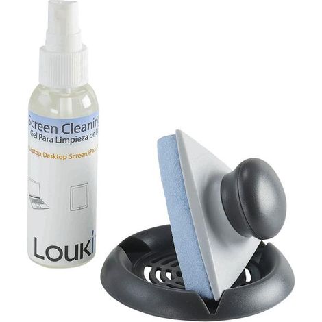 KIT PULIZIA SCHERMI PIATTI (Spazzola triangolare + Spray 60ml) ERARD - 6438