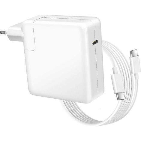 Chargeur USB-C 96W + câble de 1,8 mètre compatible avec ZenBook S 15 pouces OLED, blanc. (1/5)