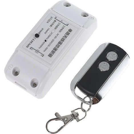 Interrupteur à lampe simple AC85V-250V 50-60Hz AKJ0272 avec télécommande sans fil monocanal 433 MHz (récepteur de télécommande) (1/5)