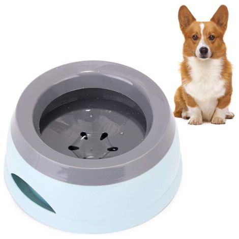 Pair - Bol d'eau de voyage pour chien, bol d'eau pour chien de 750 ml, anti-goutte, anti-déversement, bol pour chat, distributeur de bol de voyage portable amovible en plastique, vert (1/5)