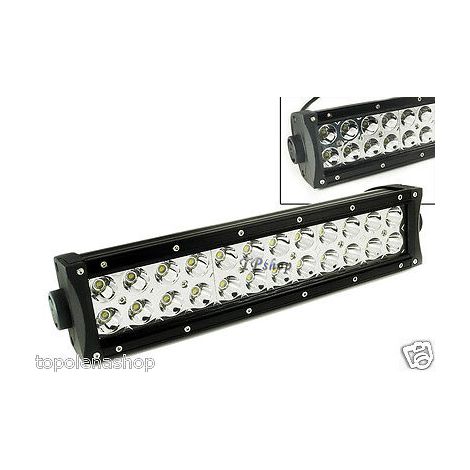 FARO LAMPADA SUPPLEMENTARE PROFONDITA AUTO FUORISTRADA 12v 24 LED 72W 6000K
