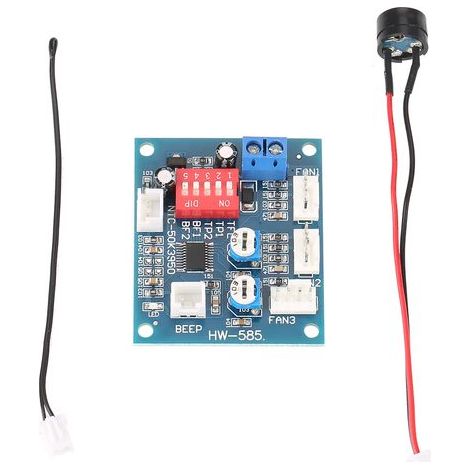 Lüfterregler, präziser Drehzahlregler, automatische Temperaturregelung, manuelle DC12V-Regelung für die CPU, vier Leitungen, Vierdraht-PWM. (1/5)