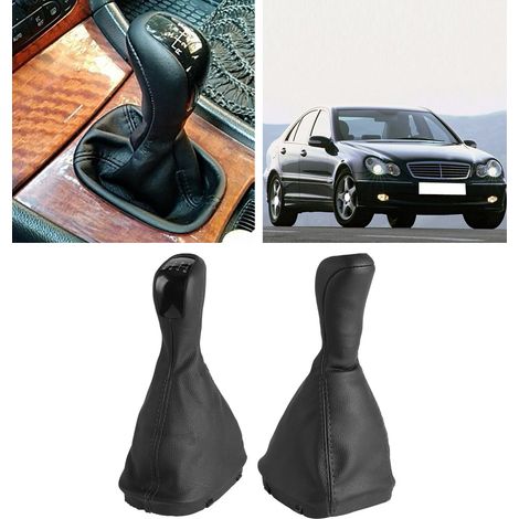 Manchon de levier de vitesse 6 vitesses pour Mercedes Classe C W203 S203 - Couvre-botte de changement (1/5)