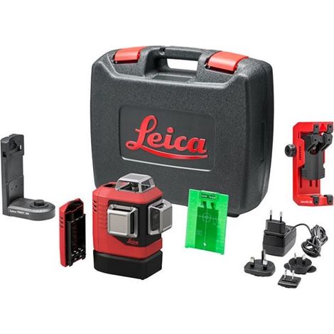 Leica Geosystems – Lasermètre Lino L6G-1 – Faisceau vert 360° – Précision ± 0.2 mm/m – Portée 35 m – Alimentation Li-Ion ou piles AA – 912971 (1/10)