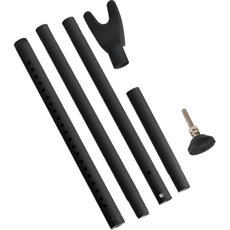 Butée Porte Sécurité Cale Portable Compacte Renforcée Antidérapante Barre De Sécurité Réglable Pour Porte Coulissante pour Chambres d'Hôtel, Appartements, Maisons, Voyages, Locations et (1/5)