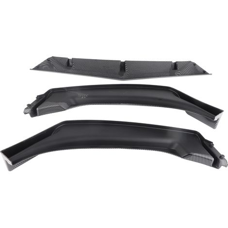 3-teiliger Frontstoßstangen-Lippenspoiler in Carbonfaser-Optik, passend für Mazda 3 Axela 2014–2019 (1/5)