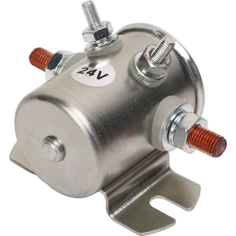 Relais de démarrage 200A 24V, solénoïde étanche 1114208, compatible treuils, bateaux, Club Car (1/5)