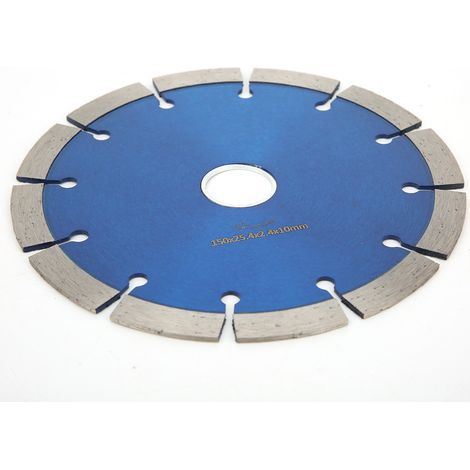Lame de scie diamantée pour meuleuse d'angle, disque de coupe pour marbre et béton, 150 mm (1/5)