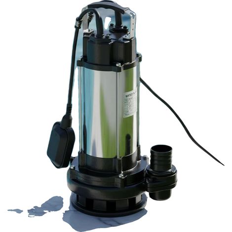 Pompe de relevage des eaux usées submersible, puissance 2200W, capacité 26 m³/h, hauteur de refoulement maximale 25 m, indice de protection IP68, matériau en acier inoxydable (1/5)