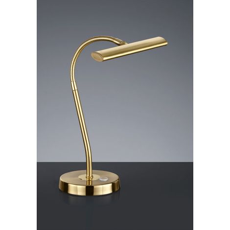 Lampada da scrivania Curtis oro Trio LED 4W dimmer
