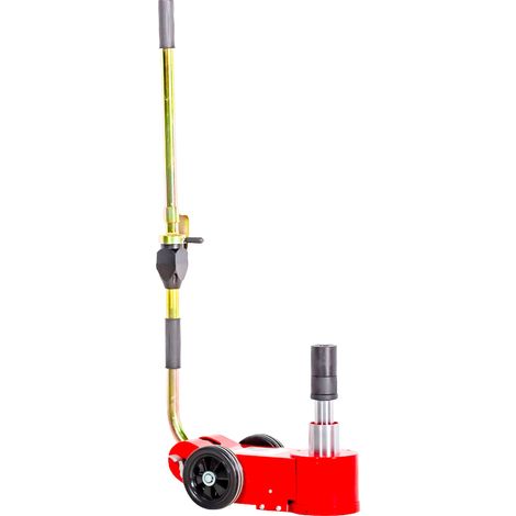 Cric rouleur hydro-pneumatique portable 15-30 T 2 étages MW Tools HPK1530M (1/5)