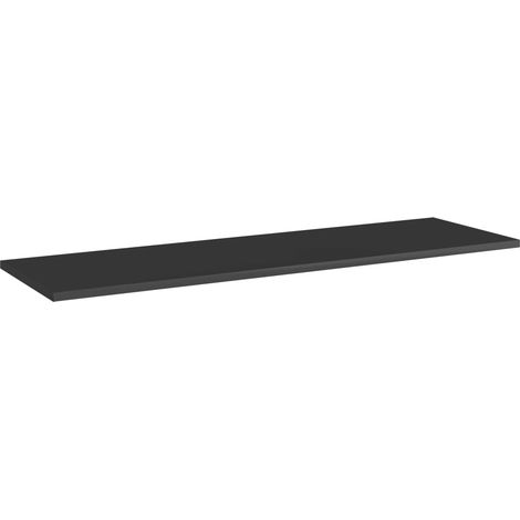 Maison Exclusive - Ripiani per Libreria 8pz Nero Lucido 100x30x1,5cm Multistrato (1/5)