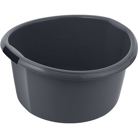 Bol en plastique solide 43 x 42 x 45 cm 20 L gris foncé - Ben